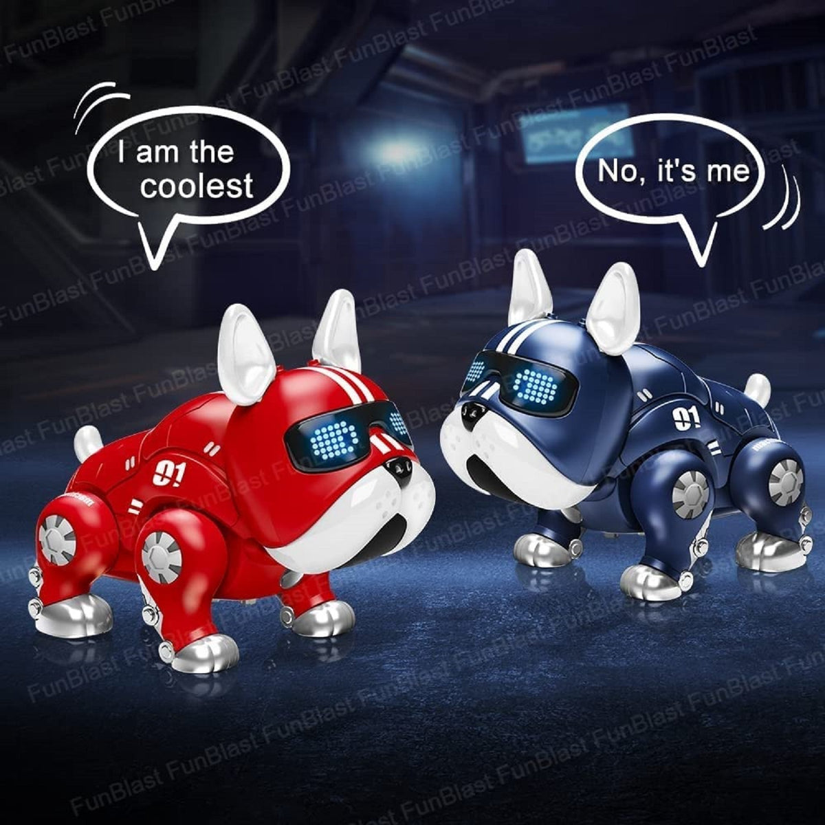 Robot Dog Toy – Robot Dog Toy Action Figure, Musical Dog Robot Toy with Colorful Flashing Lights and Music for Kids Boys Girls, Mechanical Dog Toys