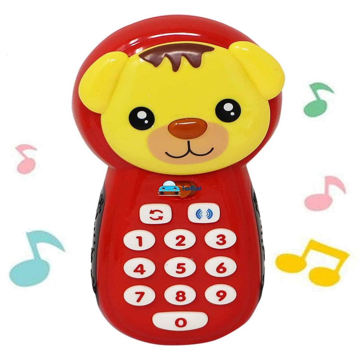 Cartoon Musical Mobile Phone for Kids, Mobile with Light & Sound Toys for Babies | Educational Toys for Kids 3+ Years/Boys/Girls-1 Unit