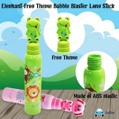 Bubble Blaster Toy for Kids Bubble Blaster Long Stick for Kids Bubble Toy, Bubble Maker for Kids Indoor & Outdoor Toys for Boys and Girls(Elephant+Frog)