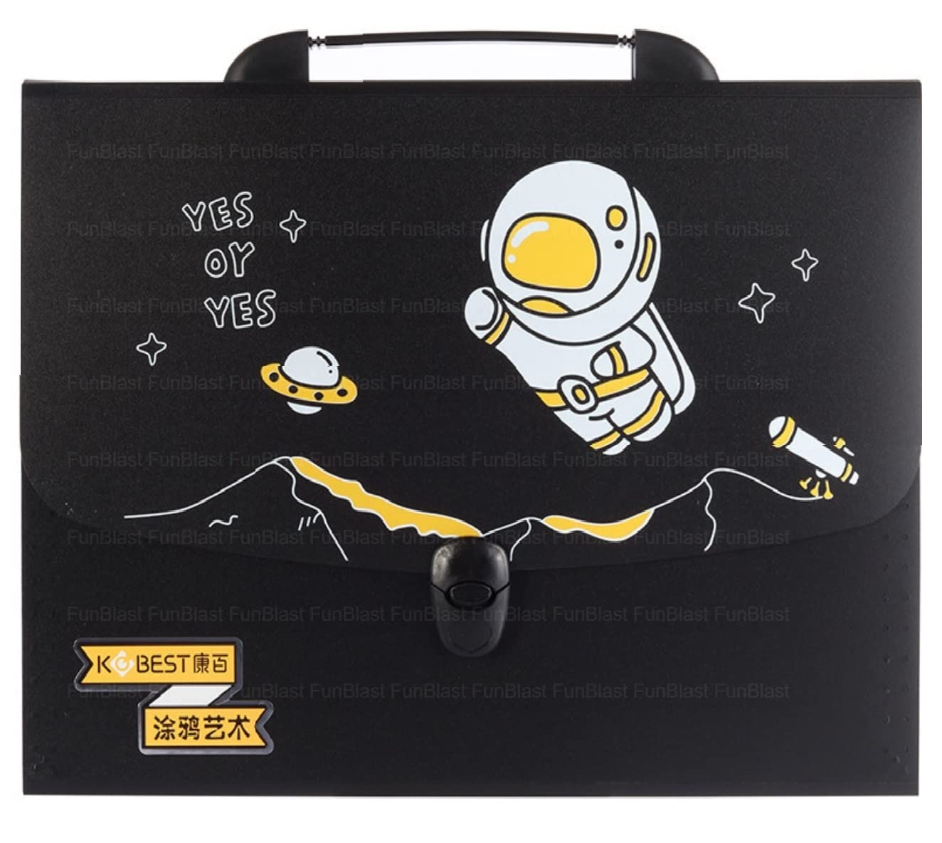 Space Theme File Folder With Handle&Push Lock Space Theme Certificate ...