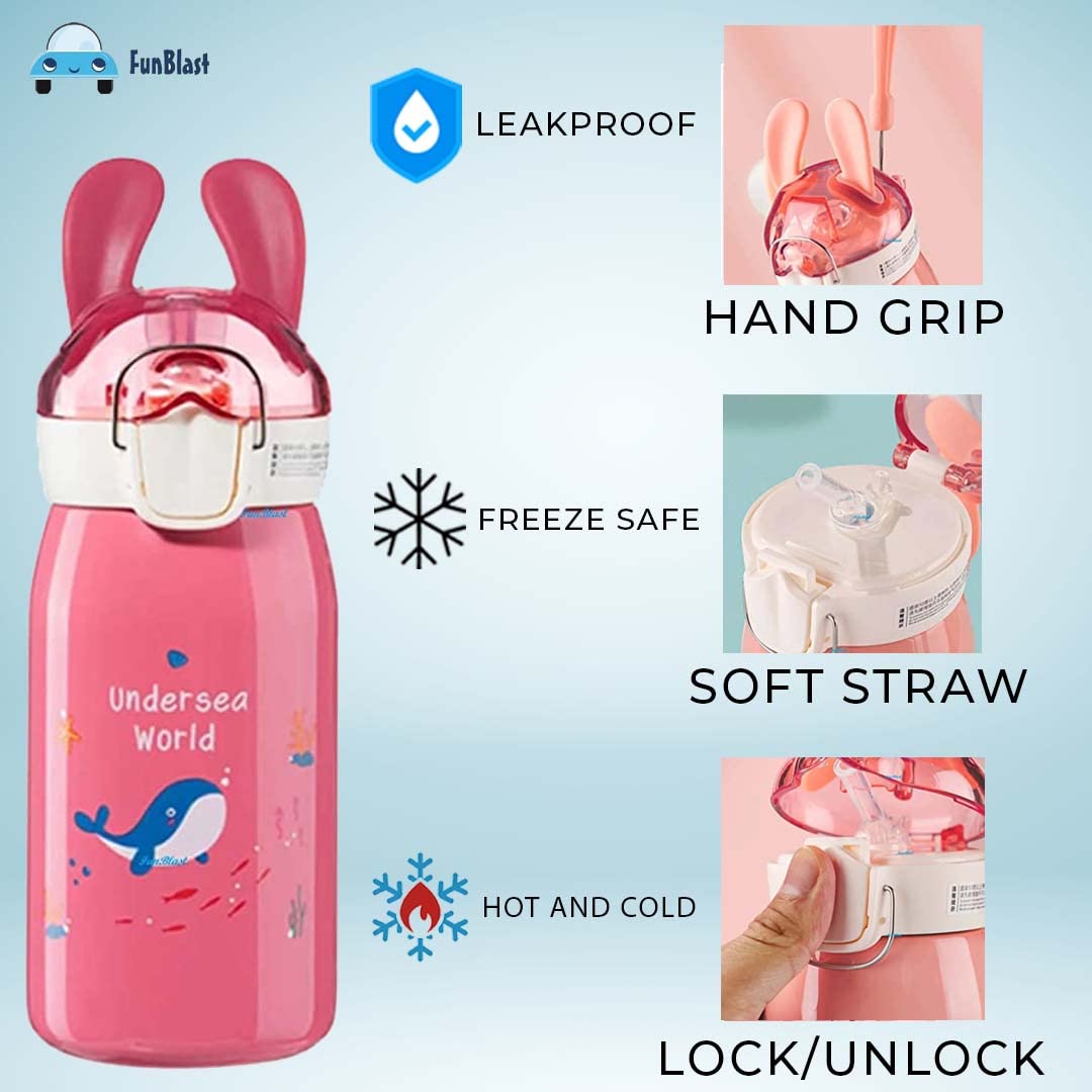 Insulated Stainless Steel Bottle Hot and Cold Water Bottle for Kids – 400 ML