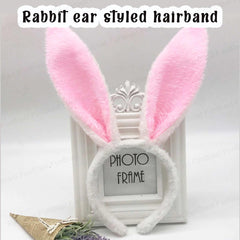 Cute Bunny Hairband for Girls - Hairband for Girls Kids, Hair Accessories, Hairband/headband for Girls, Rabbit Ear Hairband for Girls (Pack of 1)