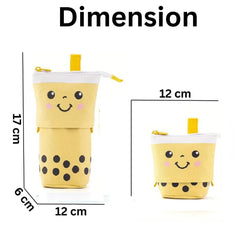Boba Pop-Up Stationery Organizer for Kids (Yellow)