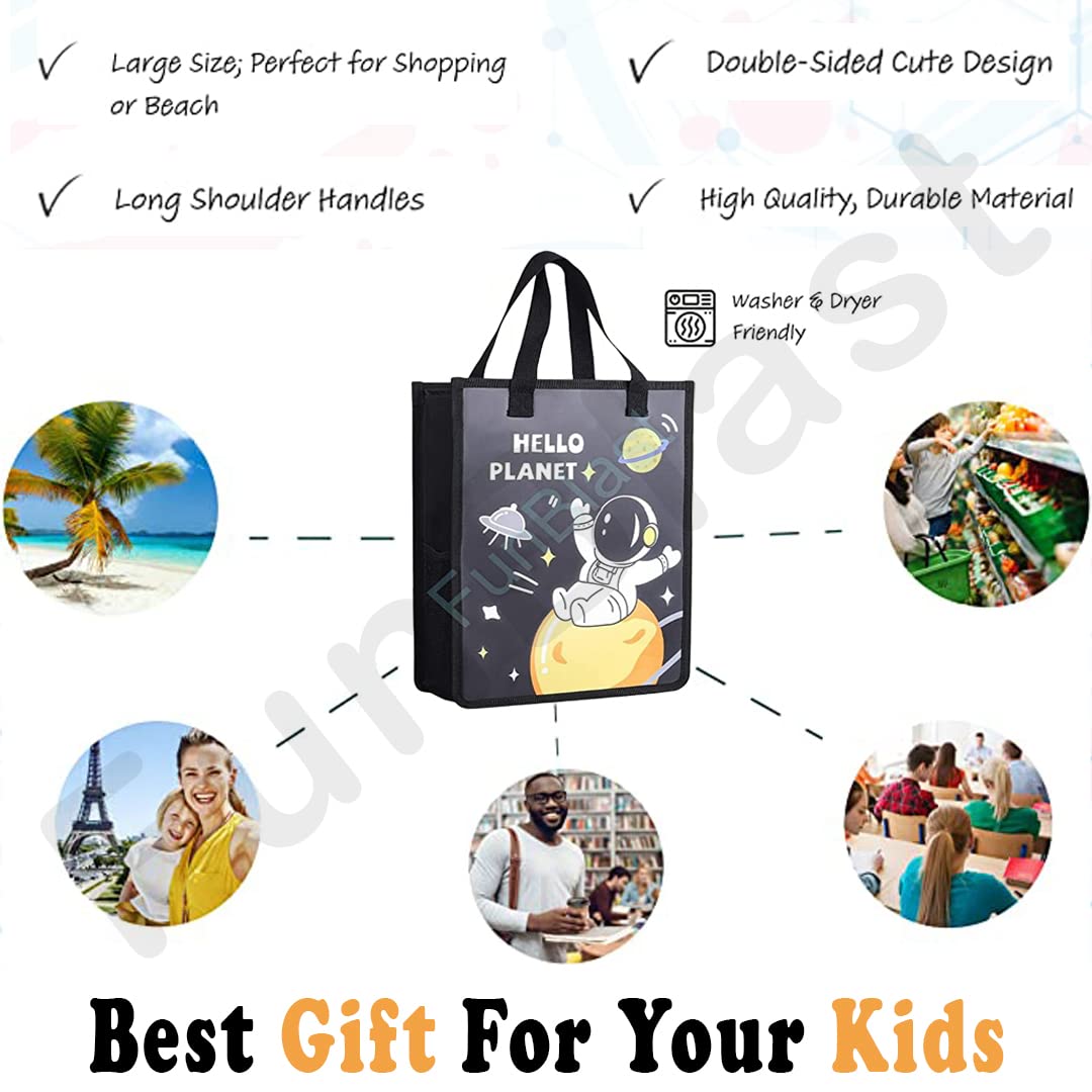 Multi-Purpose Canvas Carrying Bag – Shopping Bag, Tote Bag, Vegetable Bag, Lunch Bag, Travel Bag with Handle Strap, Water-Proof Reusable Bag, (Size – 35 X 27 X 11 CM)