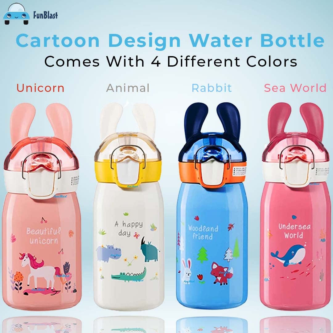 Insulated Stainless Steel Bottle Hot and Cold Water Bottle for Kids – 400 ML