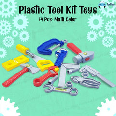 Tool Kit Toys for Kids - Pretend Play Toy, Engineer Workshop Tool Kit for Kids, Role Play Toys for 3+ Years Old Kids Boys Girls, DIY Play Set for Kids Tool Box Set (14 Pcs)