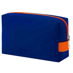 Multipurpose Cosmetic Pouch with Zipper Lock for Girls & Women (Blue)