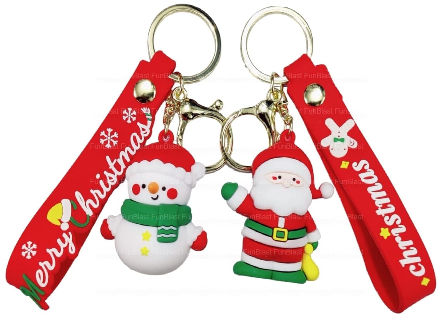 Merry Christmas Keychain for Girls – Kawaii Keychain, Keyring, Key Ring for Girls, Return Gifts for Kids