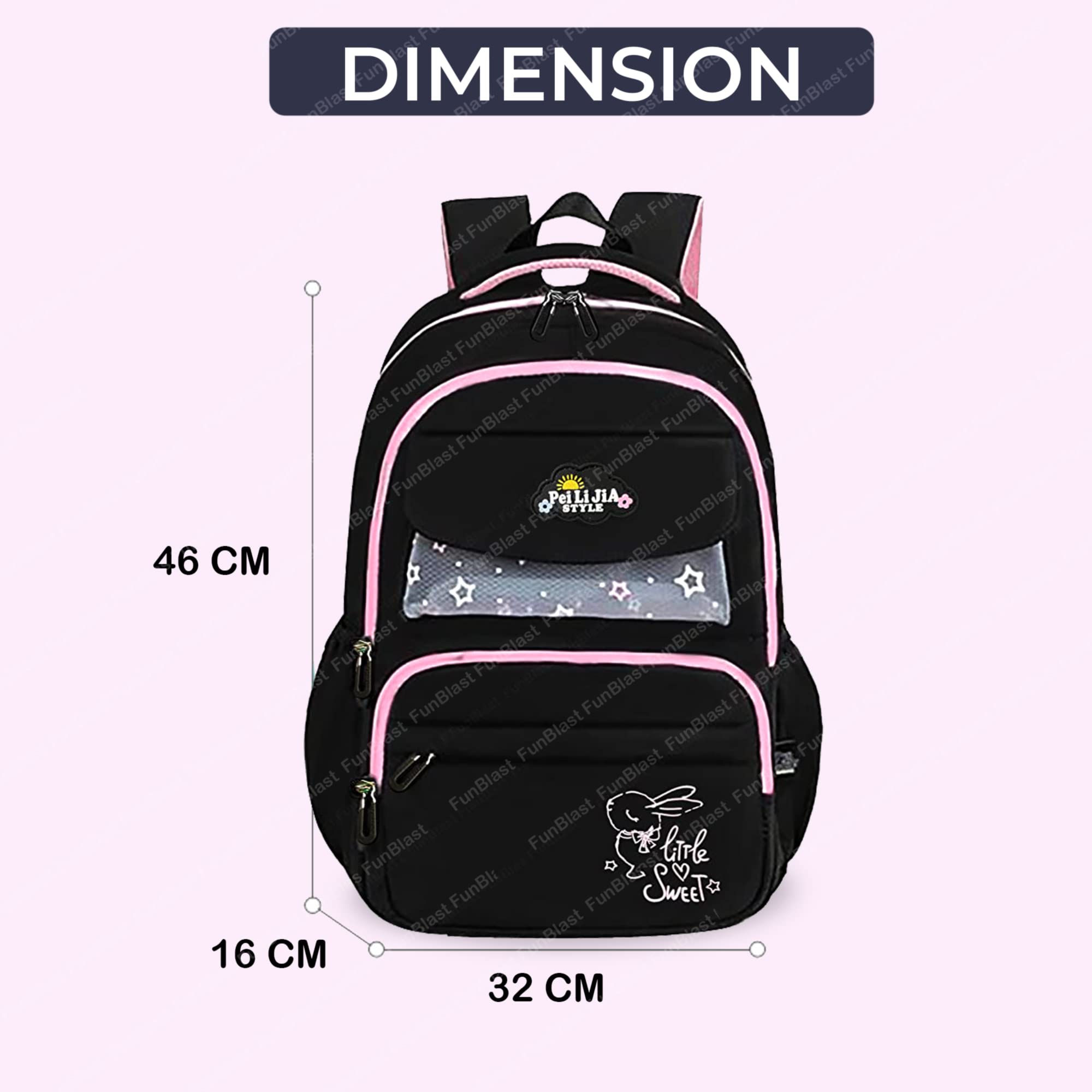 School Bags for Kids Girls Multi Purpose Bag for Kids School Backpack College Backpack Large Capacity Travel Backpack Picnic Bag Lightweight