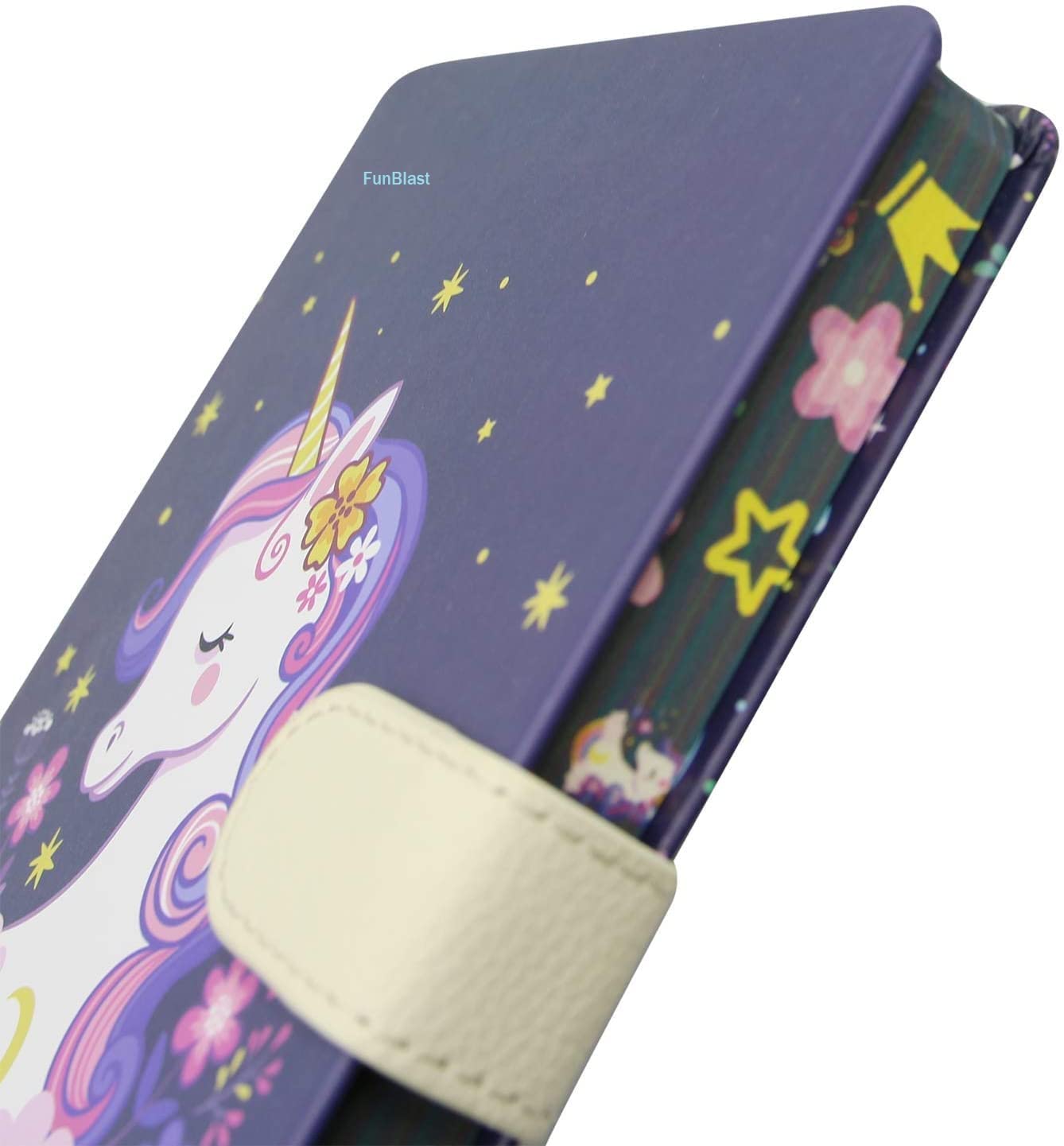 Unicorn Lock Notebook Diary for Kids, Fancy Unicorn Design Diary Notepad for College Students (Pack of 1 Pcs ; Random Color)