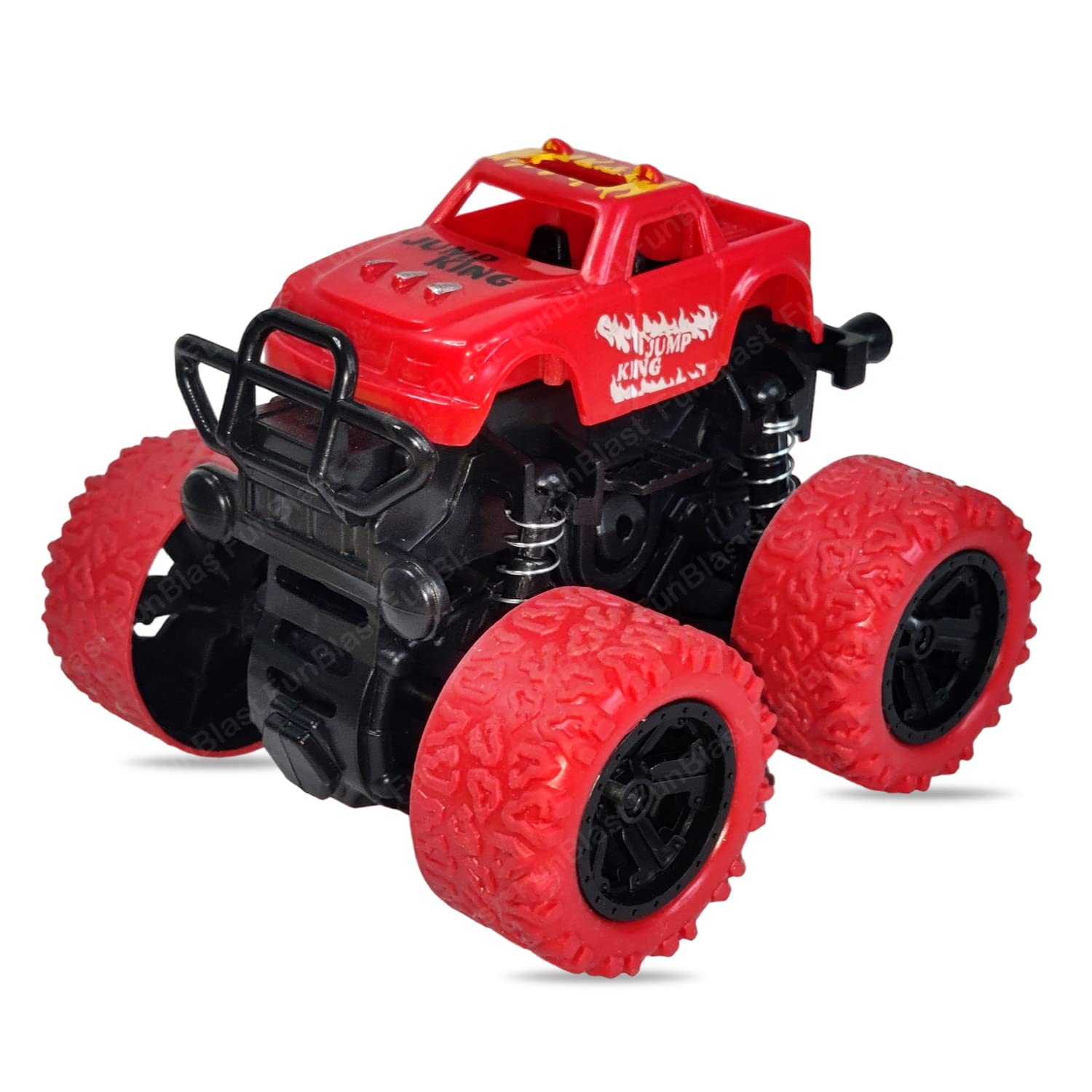 4WD Monster Truck Toys, Push & Go Toy Trucks Friction Power Toys - 4 Wheel Drive Vehicles Toy for Toddler - 1 Pcs