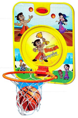 Wall Mount Basket Ball For Kids Boys-Basket Ball For Kids Portable Set With Hanging Board, Net, Ball, Pin, Indoor And Outdoor Game, Basketball Hoop Set For Kids