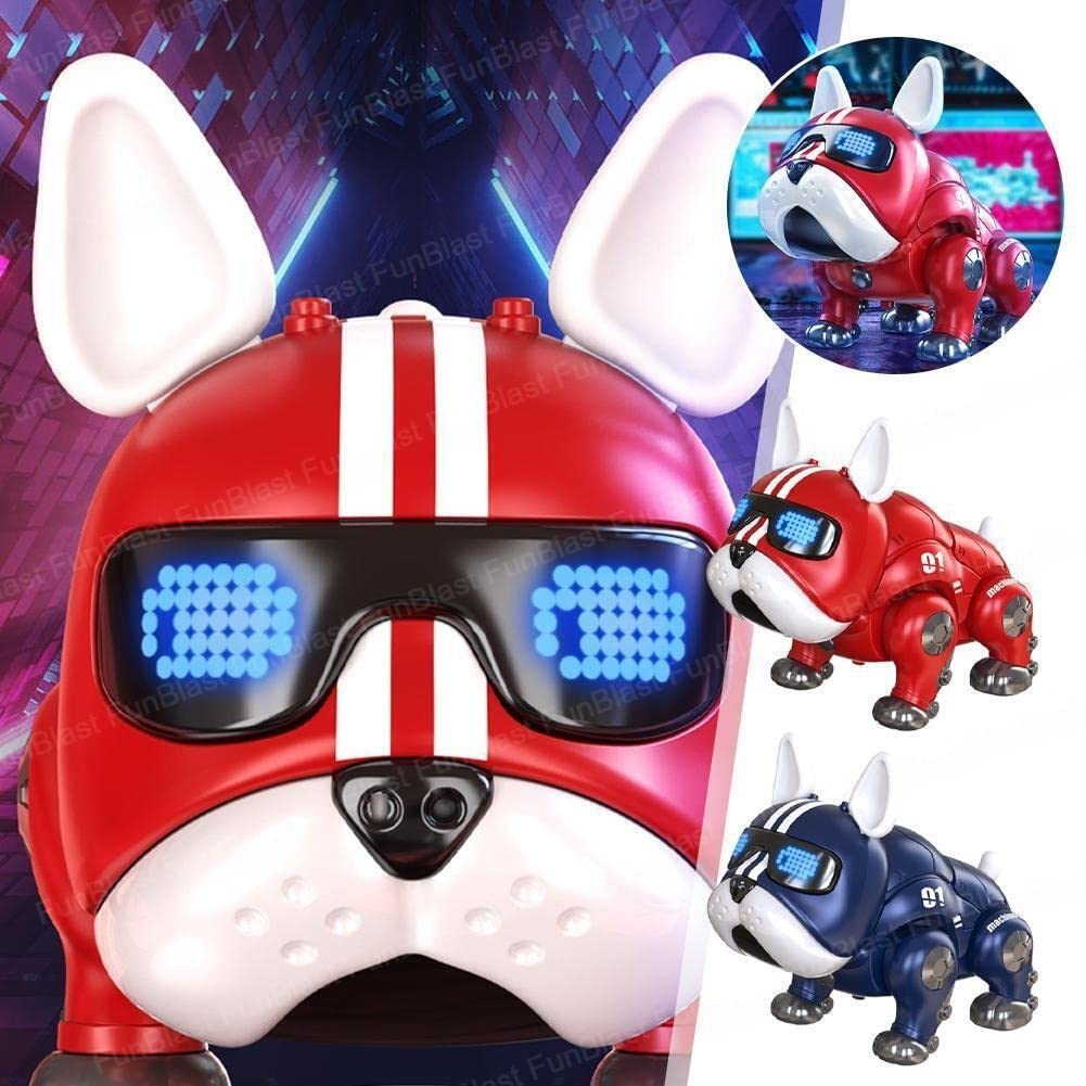 Robot Dog Toy – Robot Dog Toy Action Figure, Musical Dog Robot Toy with Colorful Flashing Lights and Music for Kids Boys Girls, Mechanical Dog Toys