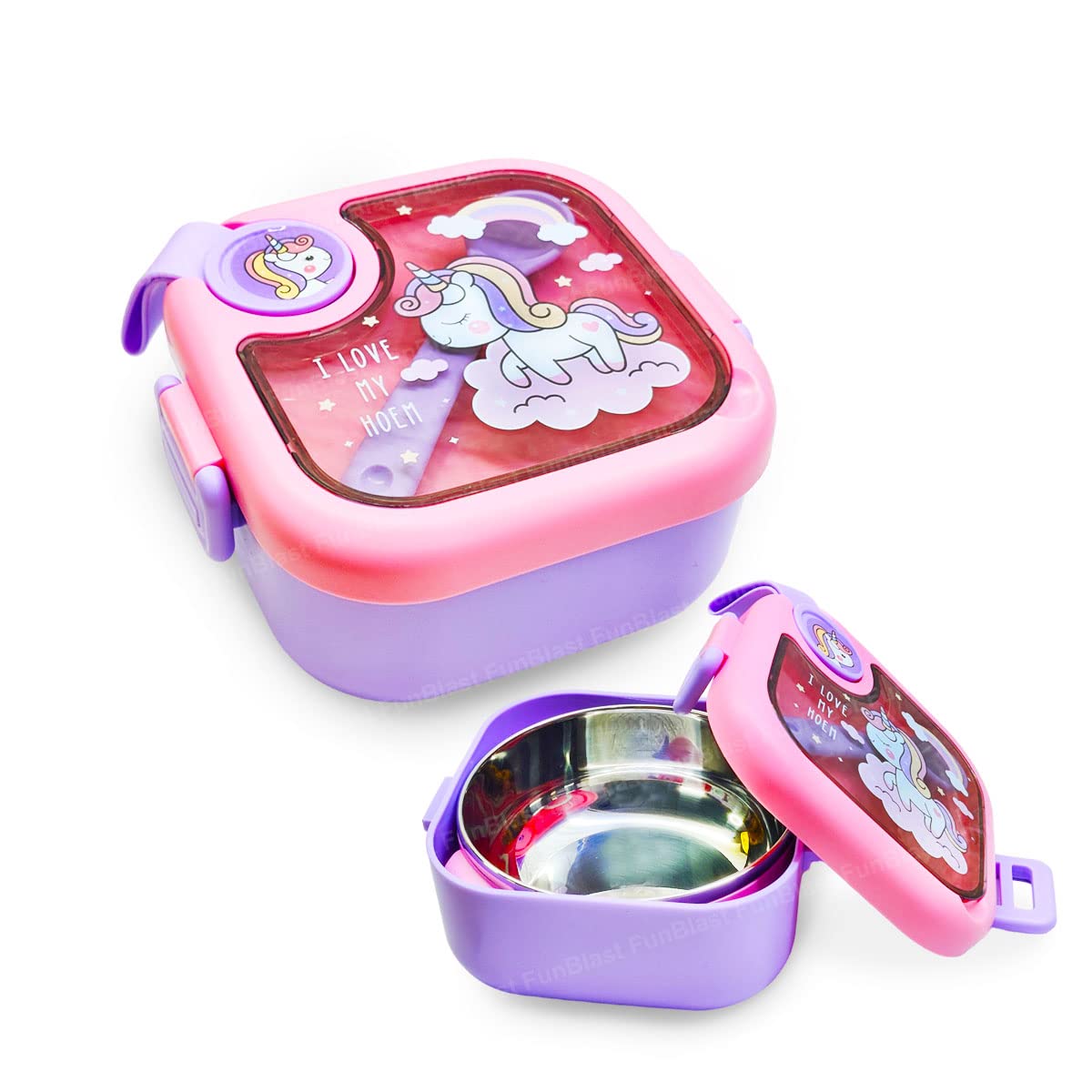 Lunch Box for School Kids – SS304 Lunch Box with Spoon – 750ML