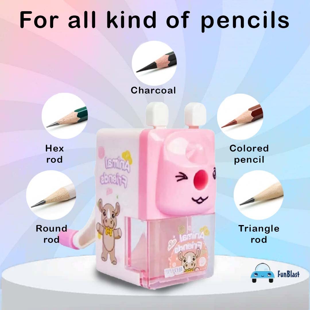 Sharpener for Kids – Animal Shaped Pencil Sharpener, Table Sharpener Machine