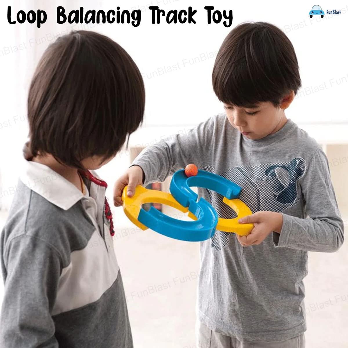 Loop Balancing Track Toy, Bouncing Ball For Kids, Balancing Game, Toys For 5+Years Kids, 8 Shape Infinite Loop Game