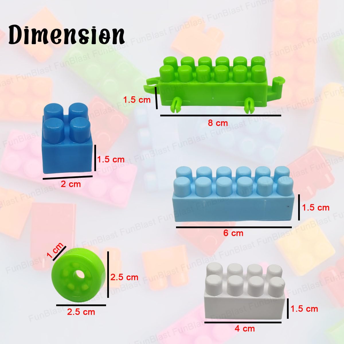 DIY Plastic Building Blocks for Kids Puzzle Games for Kids, Toys