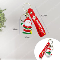 Merry Christmas Keychain for Girls – Kawaii Keychain, Keyring, Key Ring for Girls, Return Gifts for Kids