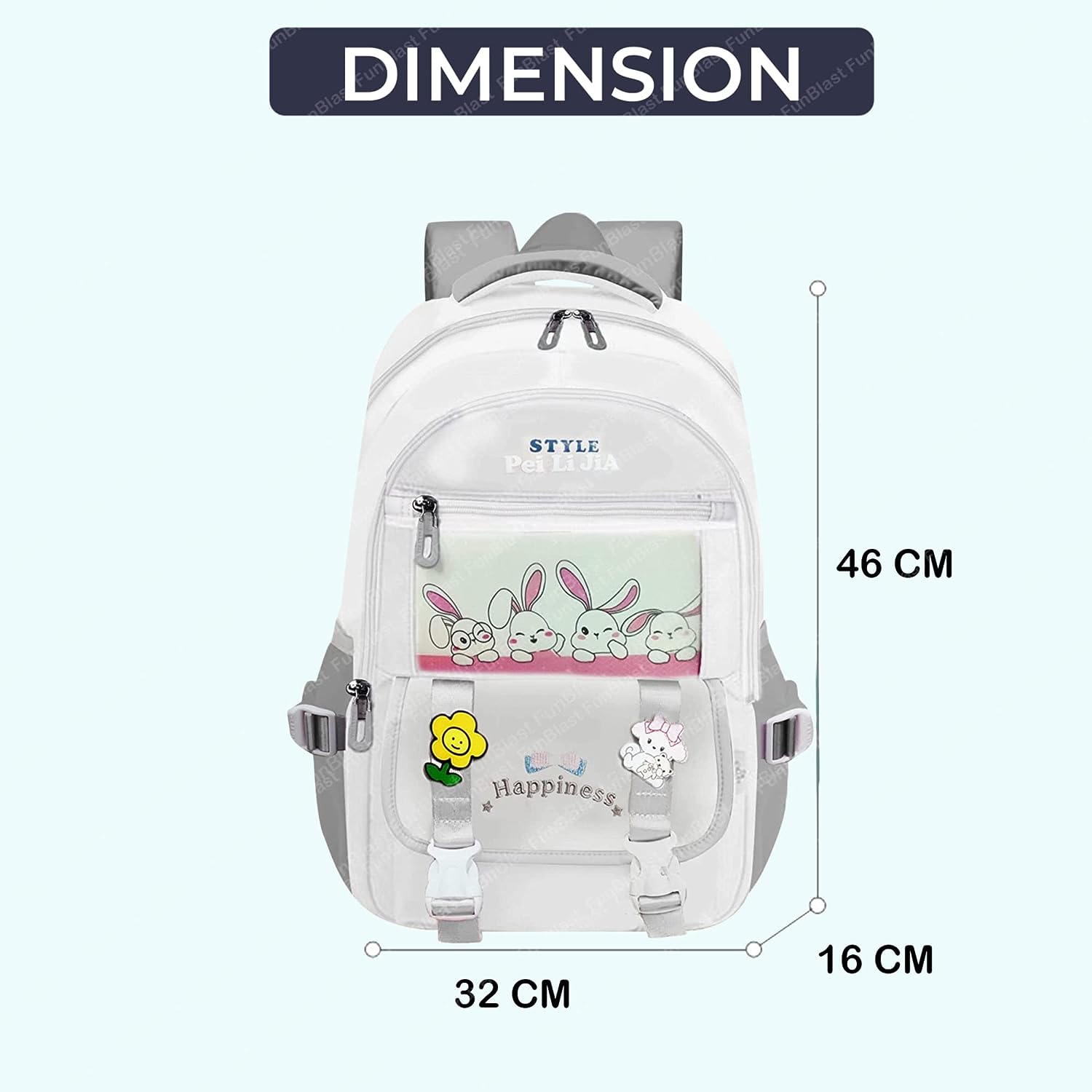 School, Office, Casual Multipurpose Backpack - School and College Bags for students, Large Capacity Bag for Boys Girls Kids, Travel Bag, Picnic Bag