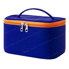 Cosmetic Bags with Handle for Women (Navy Blue)