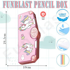 Multifunctional Pencil Box for Kids, Unicorn Pencil Box, Magnetic Pencil Box for Girls, Pop up Pencil Box