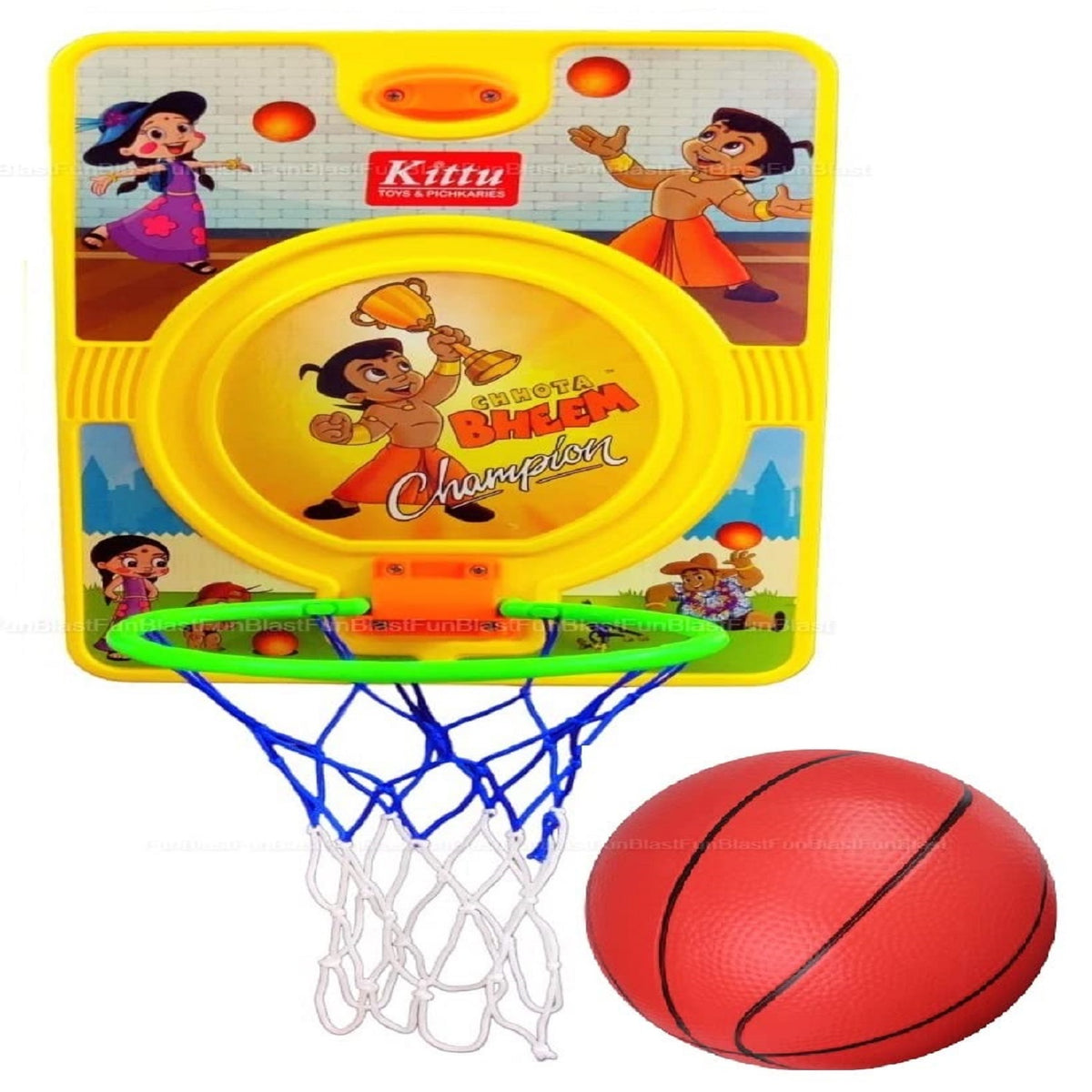 Wall Mount Basket Ball For Kids Boys-Basket Ball For Kids Portable Set With Hanging Board, Net, Ball, Pin, Indoor And Outdoor Game, Basketball Hoop Set For Kids