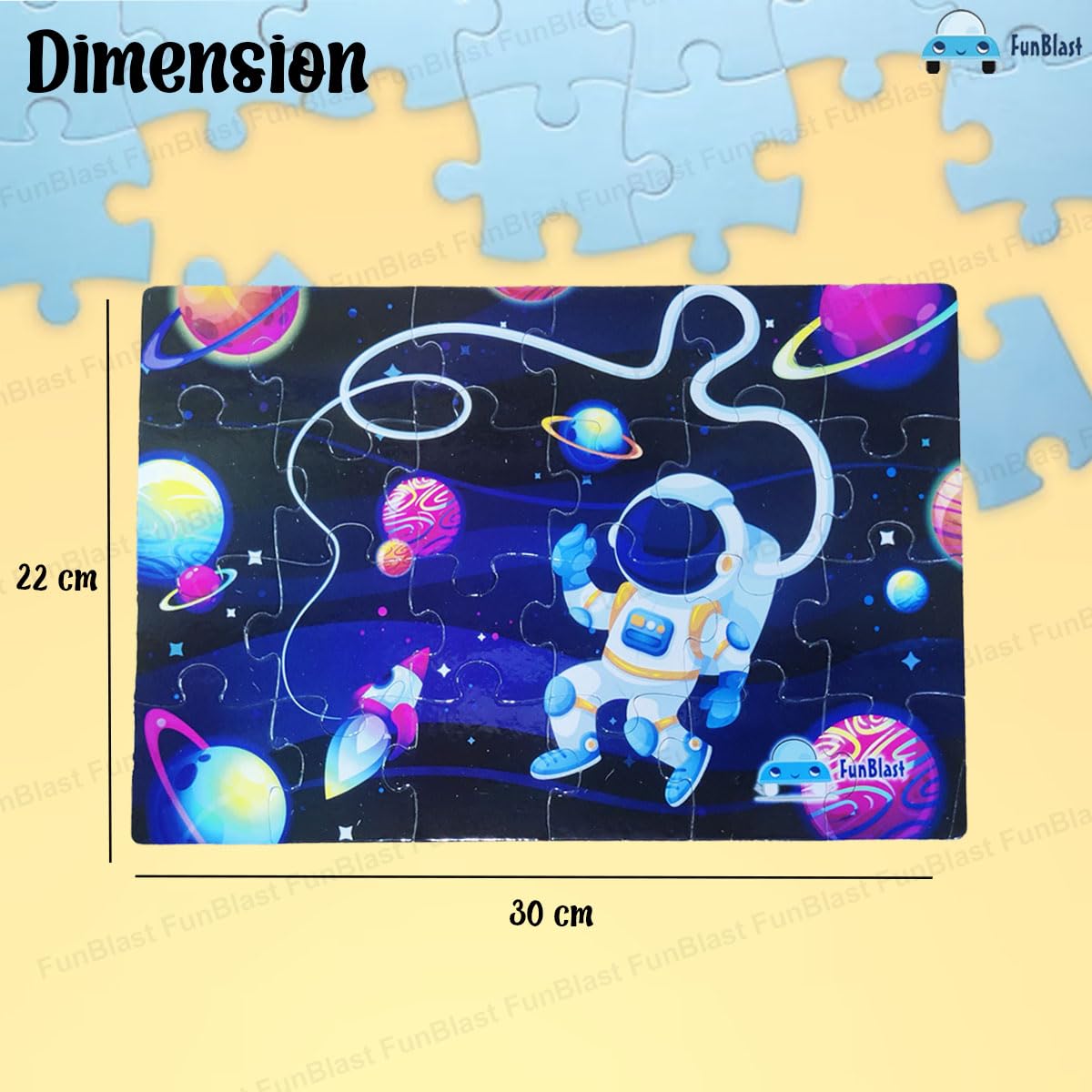 Space Theme Jigsaw Puzzle for Kids – 24 Pcs Jigsaw Puzzle for Kids, Boys, Girls