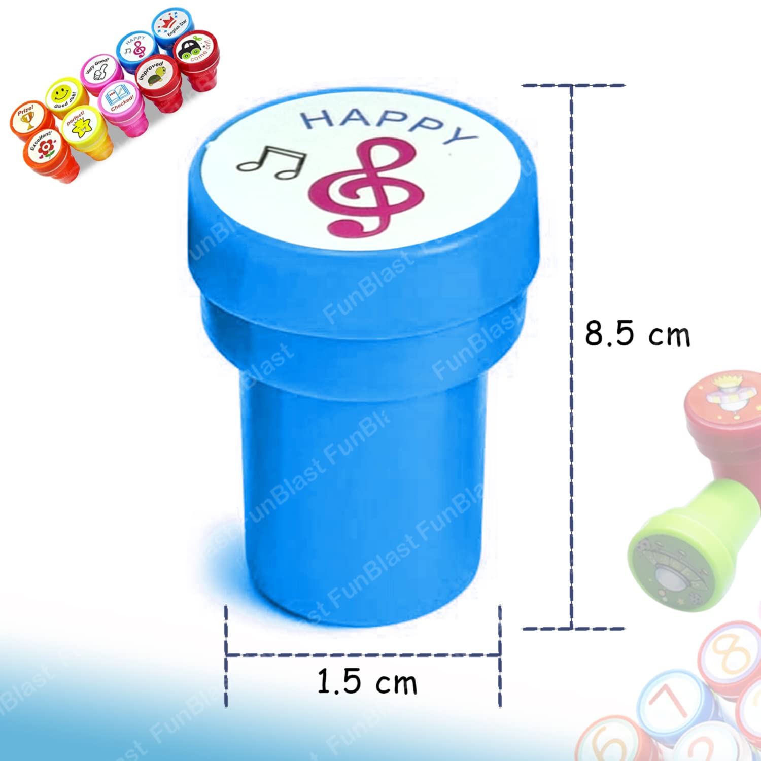 10 Pcs Motivation Stamper for Kids – Plastic Stamper Toys Art & Craft for School Supplies Toys for Kids, Boys & Girls