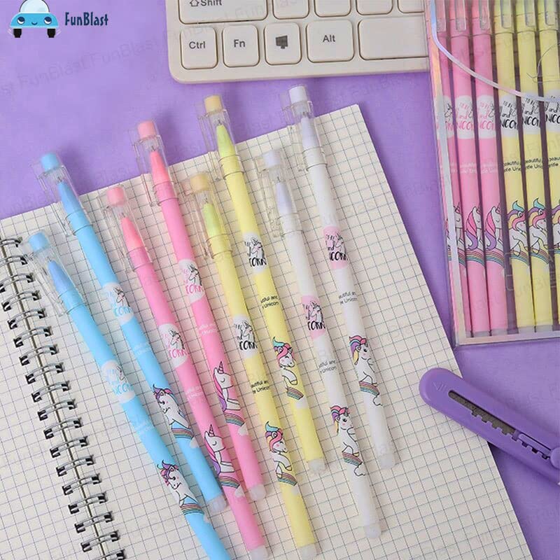  12pcs Cute Kawaii Cartoon Dinosaur Gel Ink Pens Set