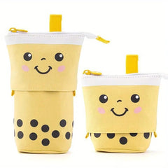 Boba Pop-Up Stationery Organizer for Kids (Yellow)