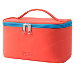 Toiletry Bag with Handle for Women (Red)