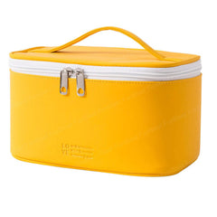Toiletry Bag with Handle for Women (Yellow)