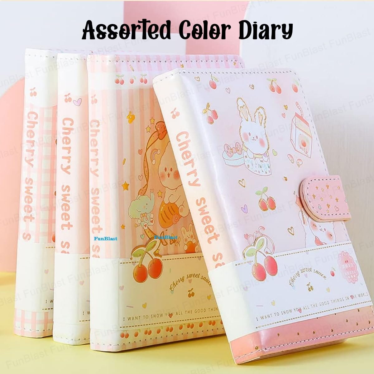 Diary for Girls Notebook Diary for Kids, Journal Diary for Girls Diary Set Notebooks for Girls Teddy Diary Notepad for Students Stationary Items – Best Birthday Return Gifts – Assorted Color