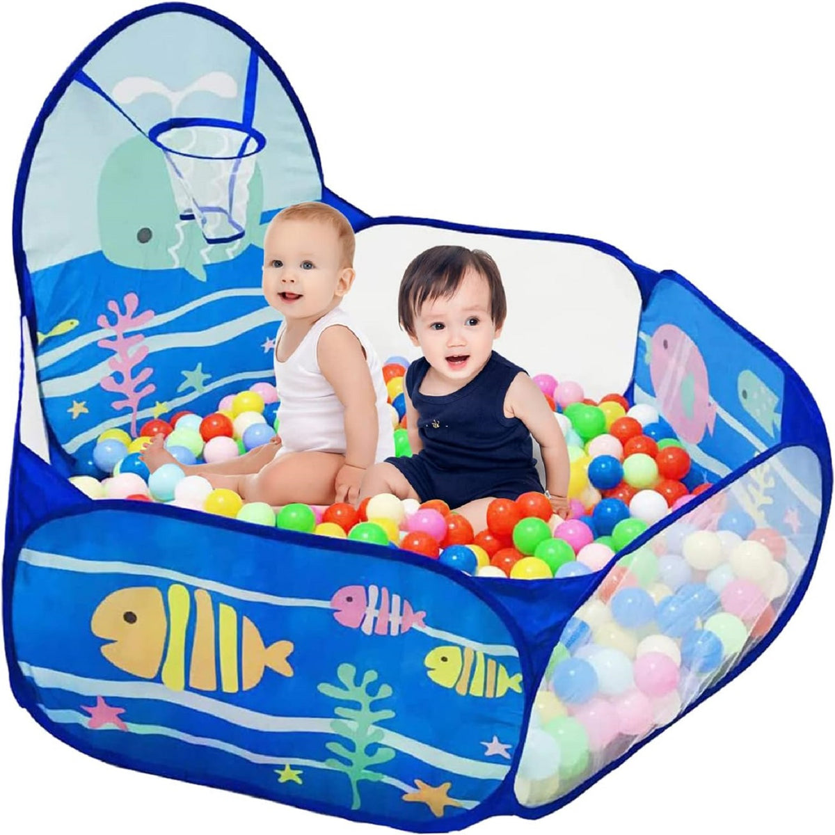 Sea Ball Pool for Kids Ball Pool with 50 Colourful Balls, Kids