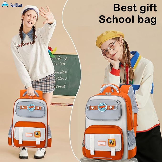 School Backpack for Kids – Durable and Spacious Lightweight School Bag for Girls Kids for 5-7 Year (41 X 30 X 16 Cm)