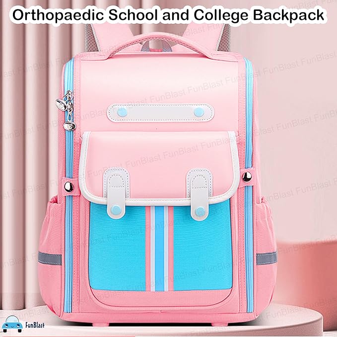 Large Capacity Shoulder Backpack for School Girls Kid, Orthopedic Casual Backpack for Kids, , Shoulder School Bags for students