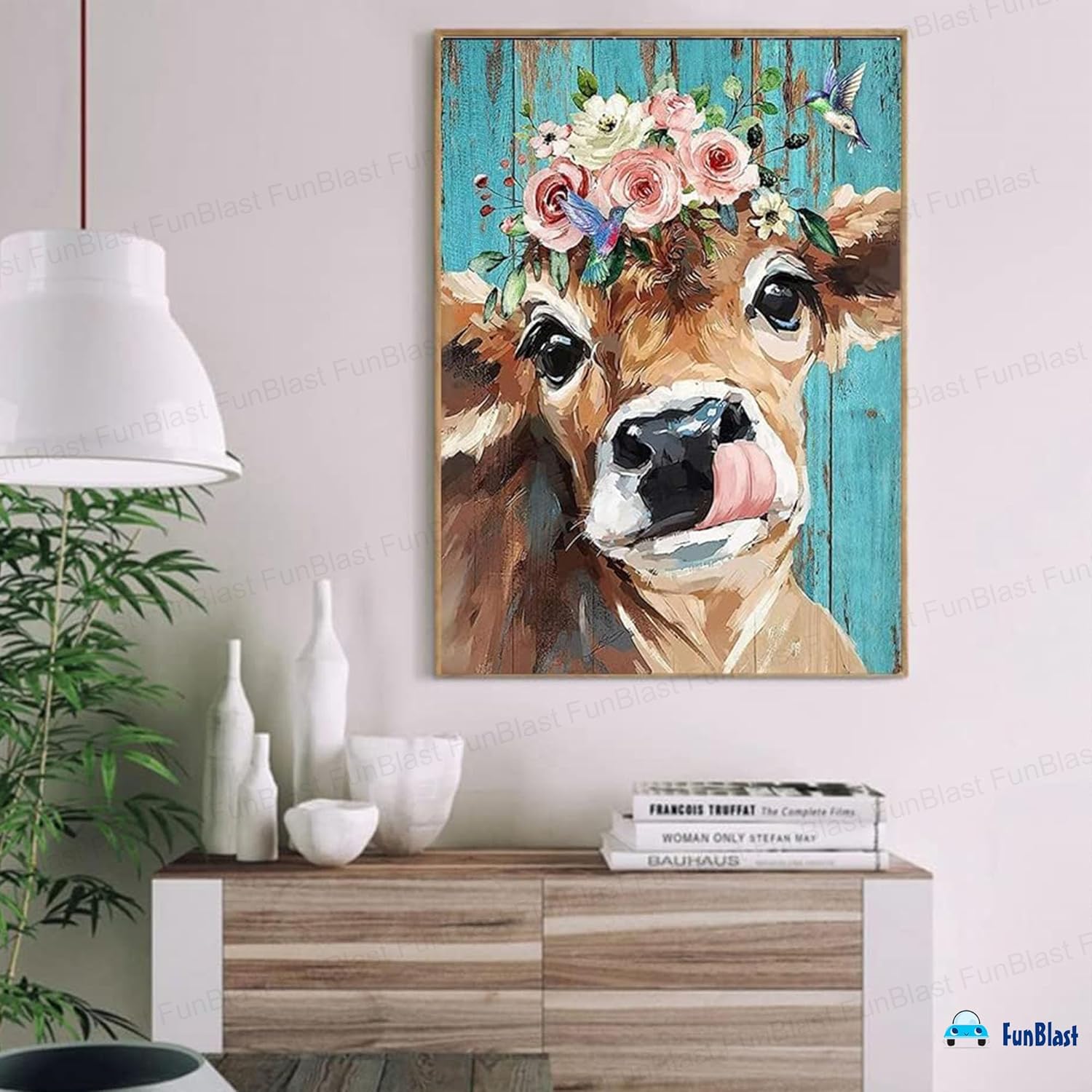 5D Diamond Painting Kit Includes Colourful Diamonds DIY Art and Craft Kit for Kids and Adults Suitable for Home Leisure and Wall Decoration (30 X 40 Cm)