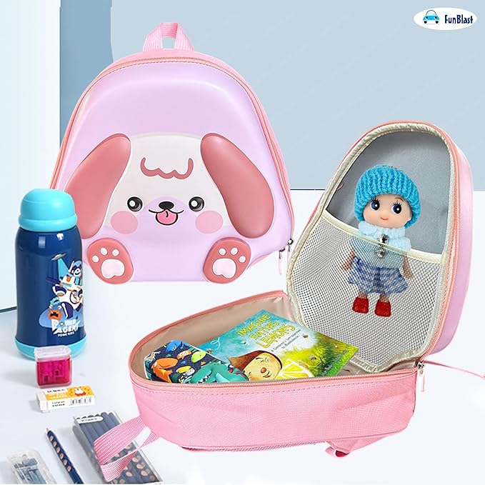 Pre-Schoolers Backpack for Kids - Small Lightweight Miniature Bags for 2 Years to 5 Years Toddlers (27 X 27 X 8 Cm)