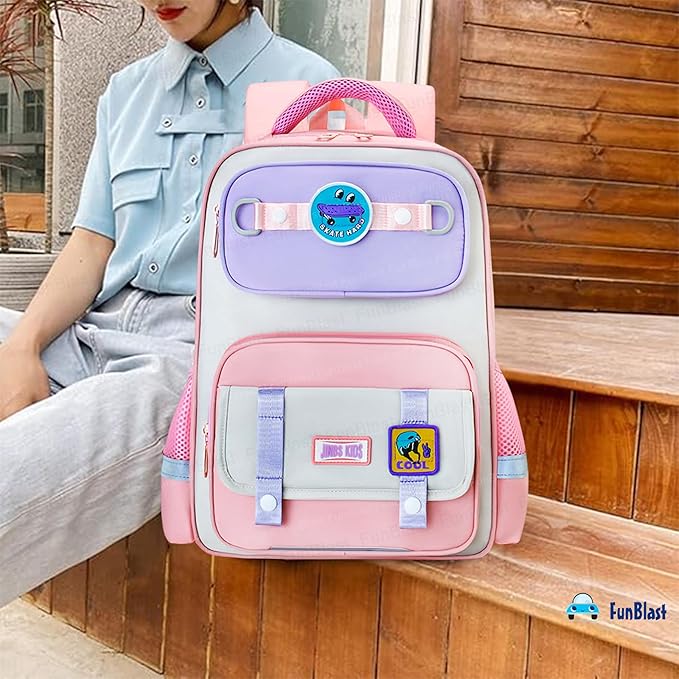 School Backpack for Kids – Durable and Spacious Lightweight School Bag for Girls Kids for 5-7 Year (41 X 30 X 16 Cm)