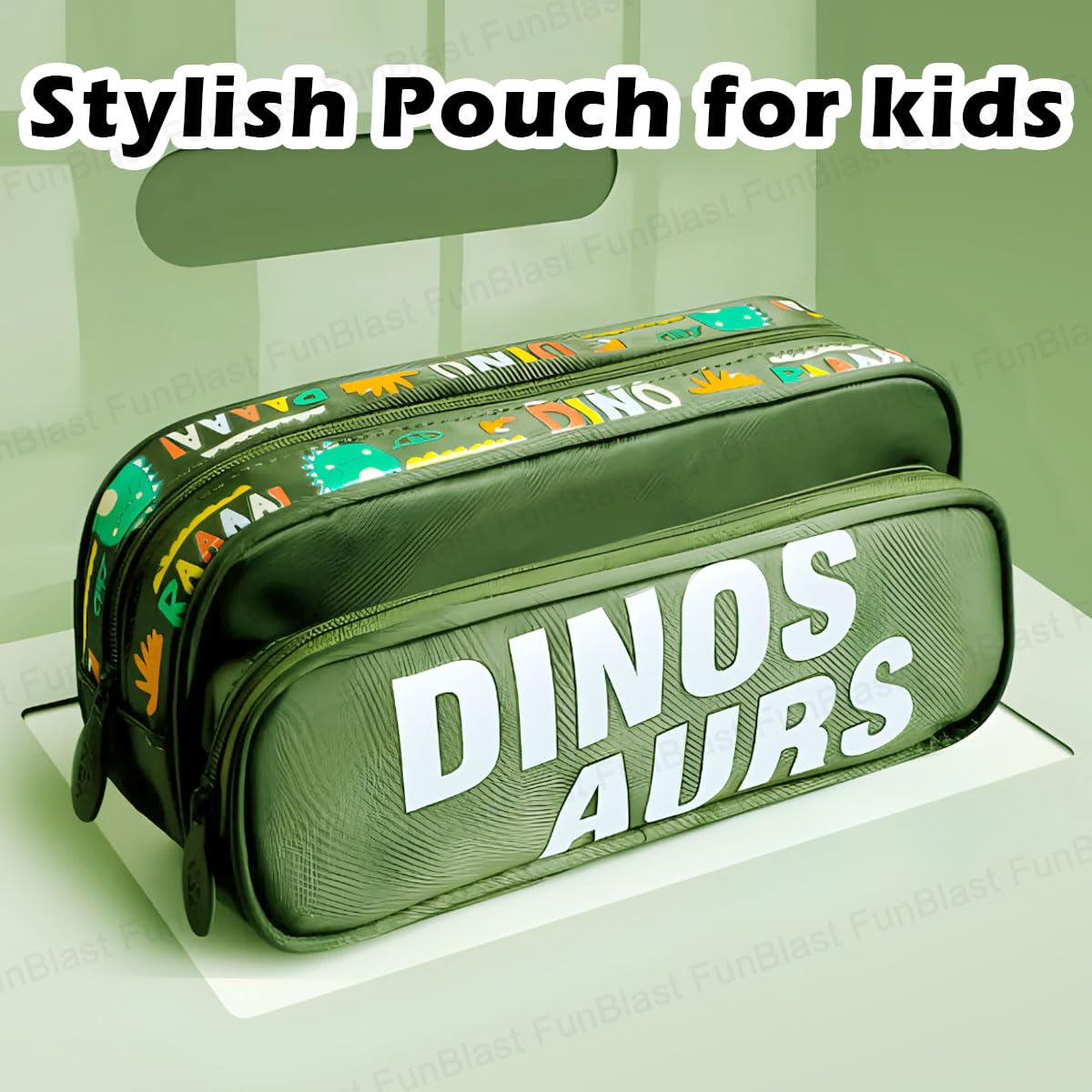 Pencil Pouch for Kids – Multipurpose Zipper Case, Pen and Pencil Pouch Case, Travel Accessory Organizer Bag