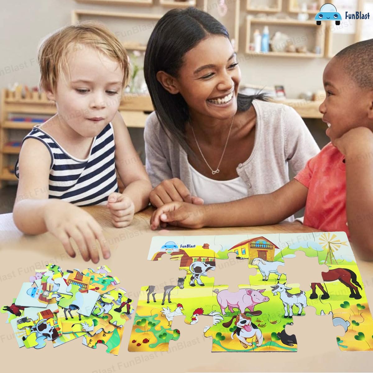 Pet Animal Jigsaw Puzzle for Kids Jigsaw Puzzle for Kids of Age 3-5 Years – 24 Pcs ( Size 30X22 cm)