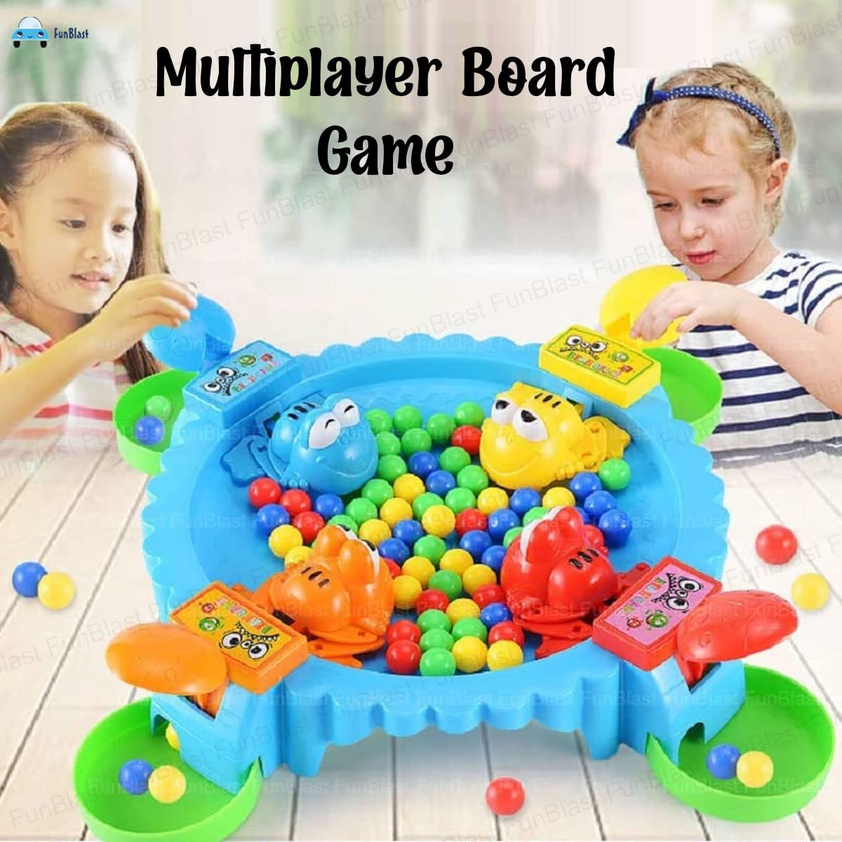 Hungry Frog Game for Kids - Beads Frog Eating Board Game, Table Top De –  FunBlast