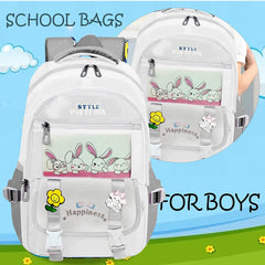 School, Office, Casual Multipurpose Backpack - School and College Bags for students, Large Capacity Bag for Boys Girls Kids, Travel Bag, Picnic Bag