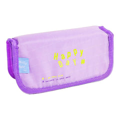 Multipurpose Zipper Stationary Organizer Pouch for Kids (Purple)