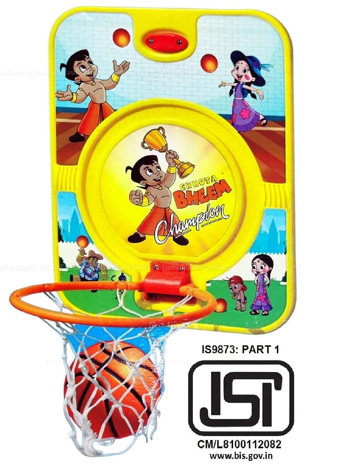 Wall Mount Basket Ball For Kids Boys-Basket Ball For Kids Portable Set With Hanging Board, Net, Ball, Pin, Indoor And Outdoor Game, Basketball Hoop Set For Kids