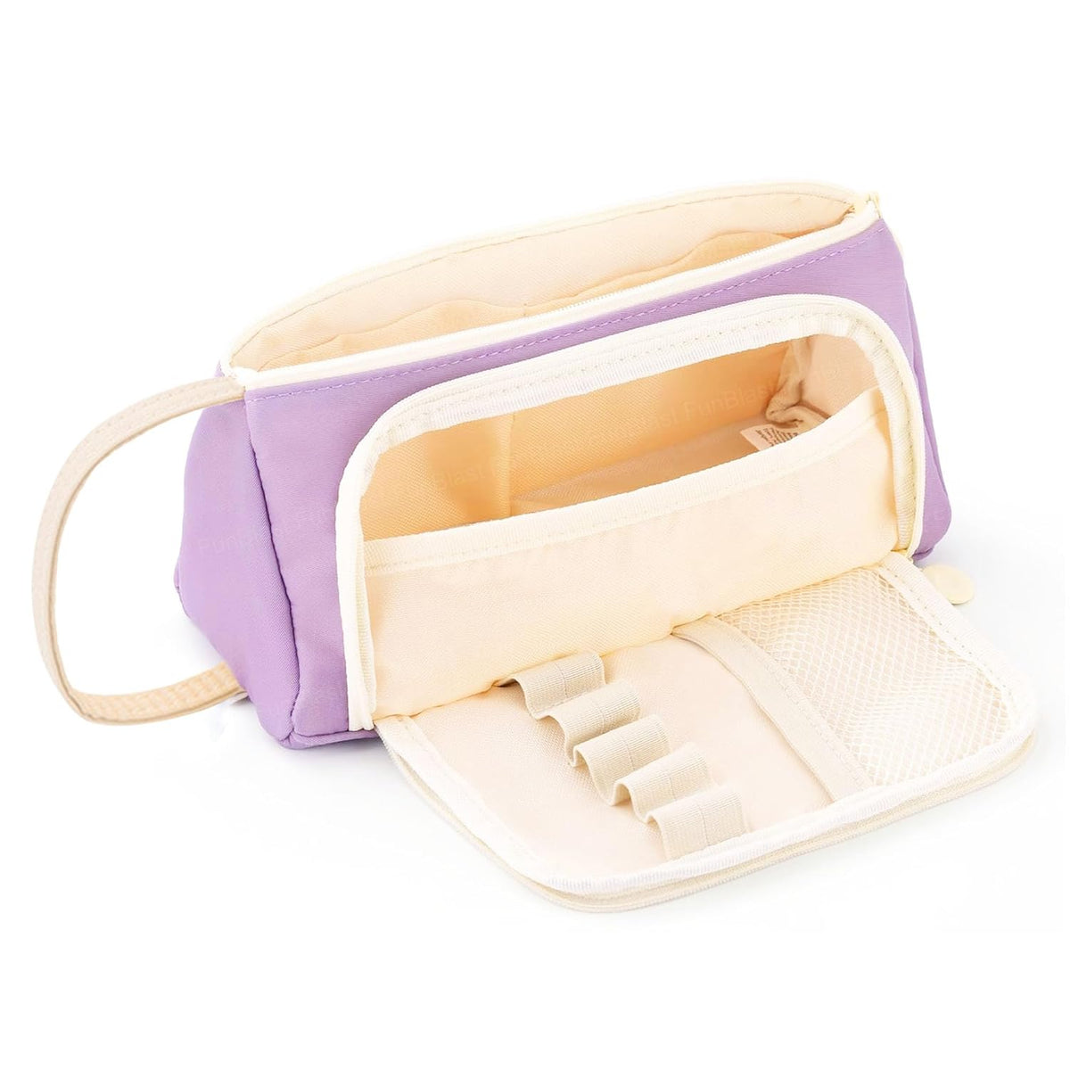 Multipurpose Stationery Organizer Bag with Handle for Kids & Adults(Purple)