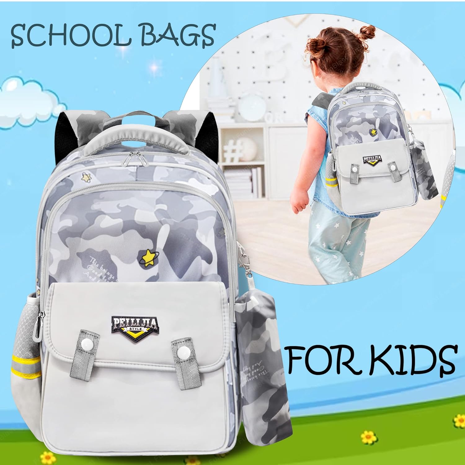Kids School Bag - Temu
