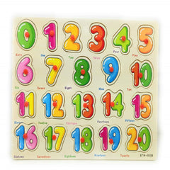 Wooden Colorful Learning Educational Board for Kids with Knobs, Educational Learning Wooden Board Tray, Size- 30 X 22 CM, Available in 4 Different Variants