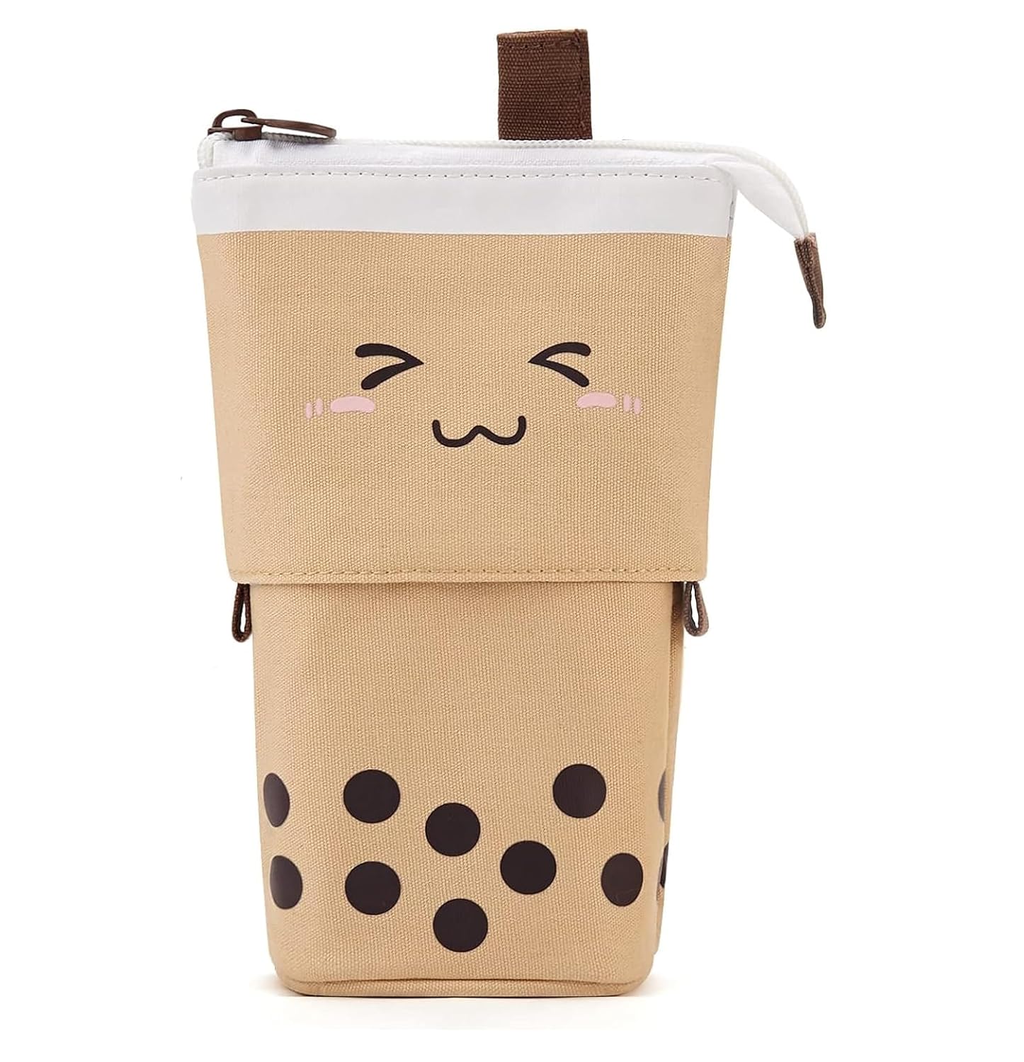 Boba Pop-Up Stationery Organizer for Kids (Brown)