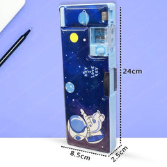 Multifunctional Pencil Box for Kids, Space Pencil Box for Boys, Magnetic Pencil Box for Boys, Pop up Pencil Box